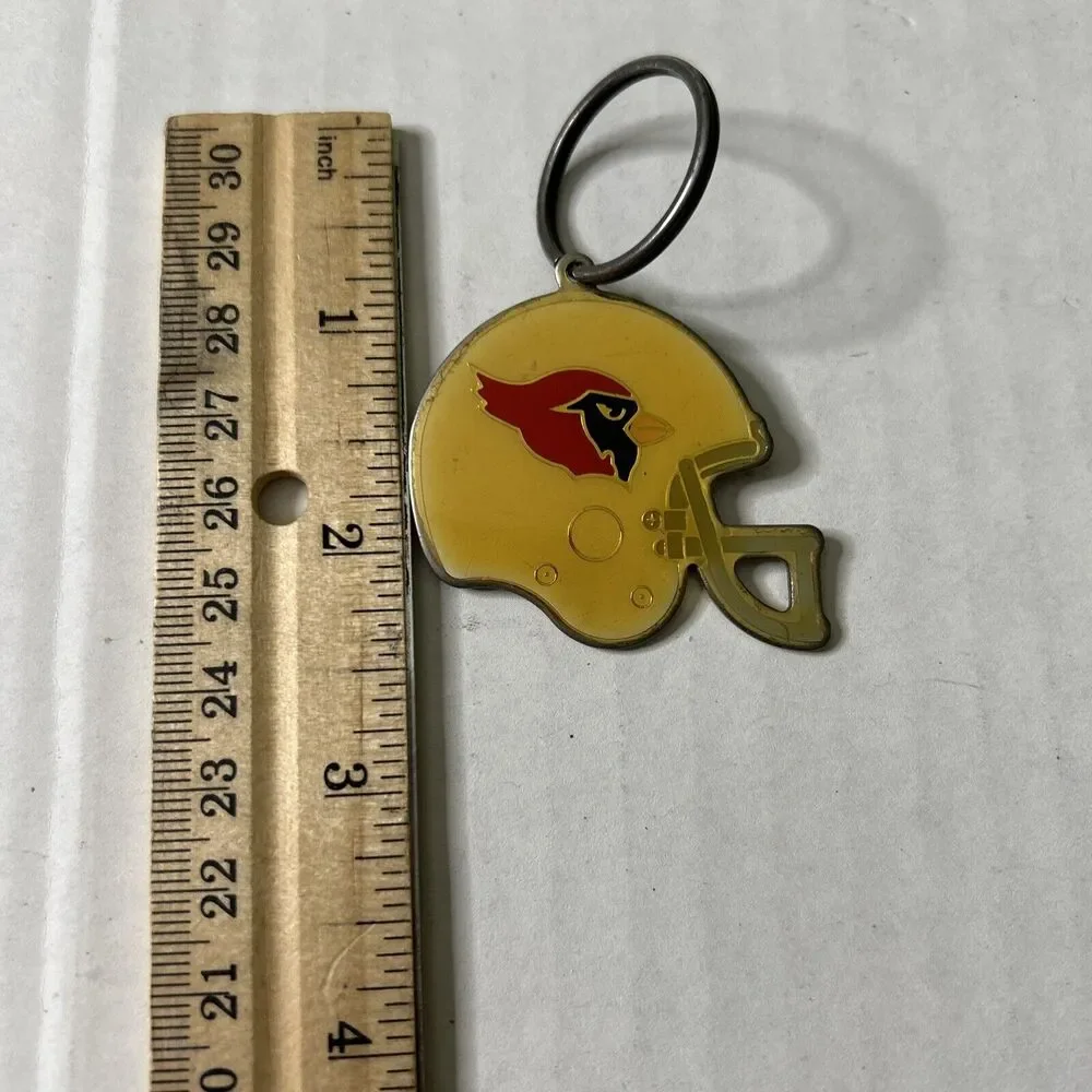 Vintage Football Cardinals Keychain Keyring